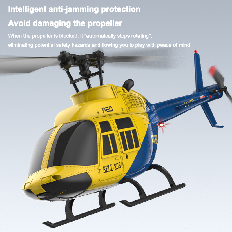 Helicóptero A60 RC 2,4G girosc - Rc Helicopter Nitro reseña y precio